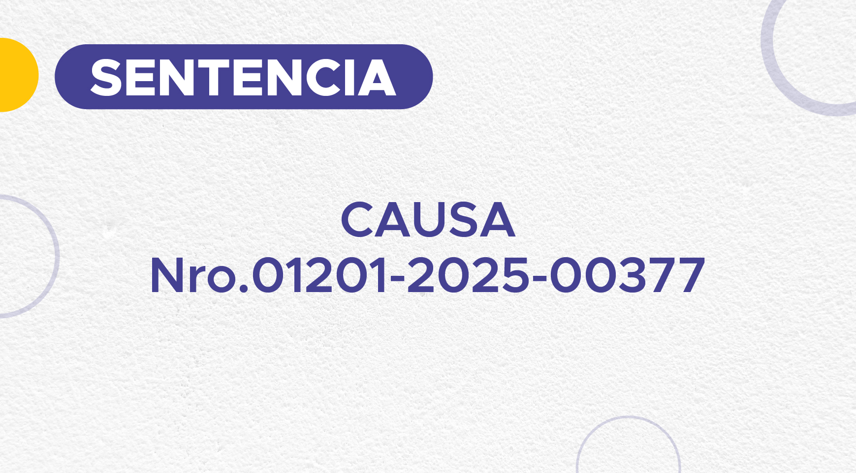 Sentencia
